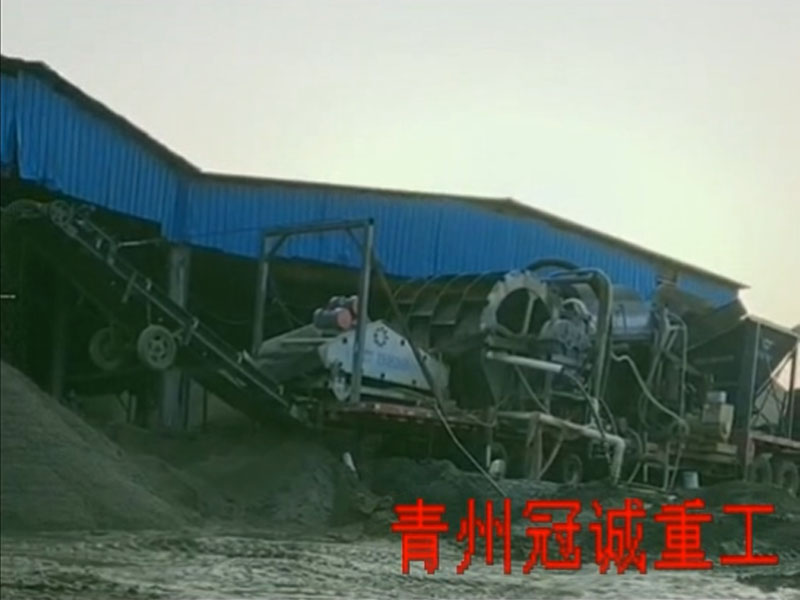 石粉洗沙機－洗石粉設(shè)備移動式還是固定式好？移動石粉洗砂機價格